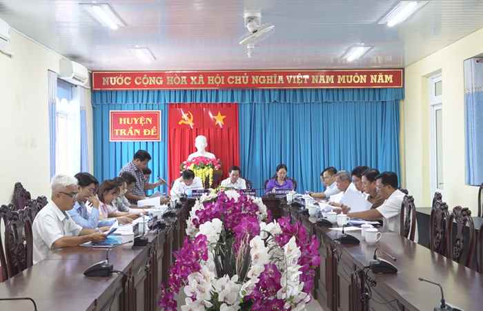 Trần Đề: Họp đánh giá tình hình thực hiện Nghị quyết 17 NQ-TW